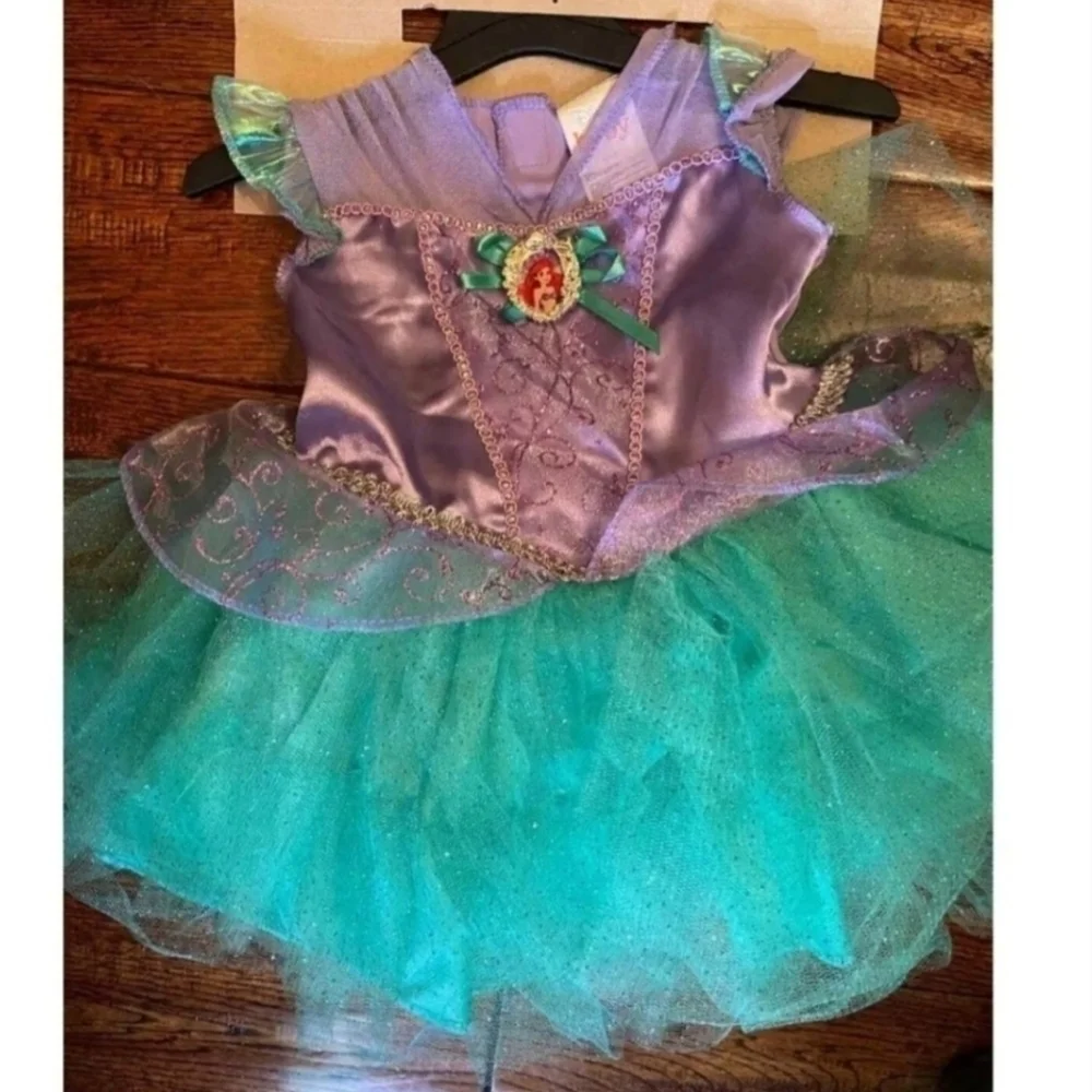 NWT Disney Baby Ariel The Little Mermaid Halloween Costume Cosplay 6-12M New